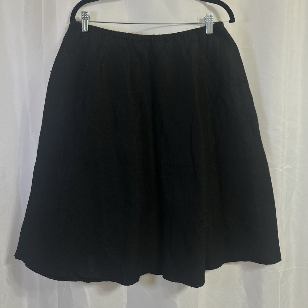 50s Black Felt Poodle Skirt Costume Women Pink Sequin Dog Applique Rockability - Picture 3 of 6